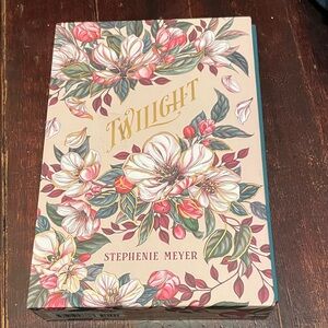 Floral Twilight Decorative Box and book